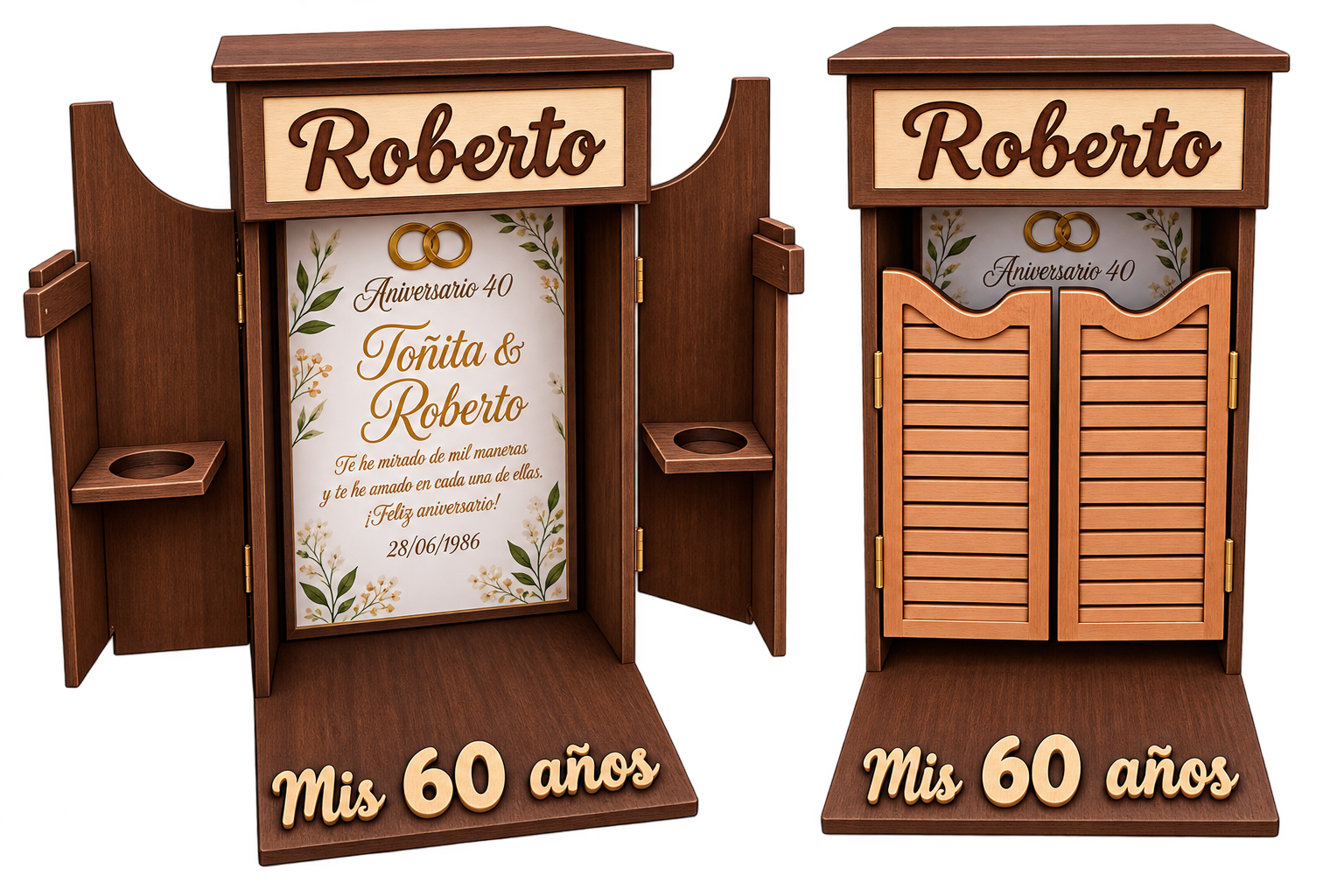 Centro de mesa con cantina